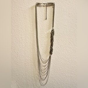 Vintage Silver Chain Necklace - 20”